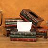 Роскошная коробка для салфеток в стиле книги, держатель для салфеток, контейнер-коробка для бумаги, коробка для хранения в отеле, украшение для стола дома