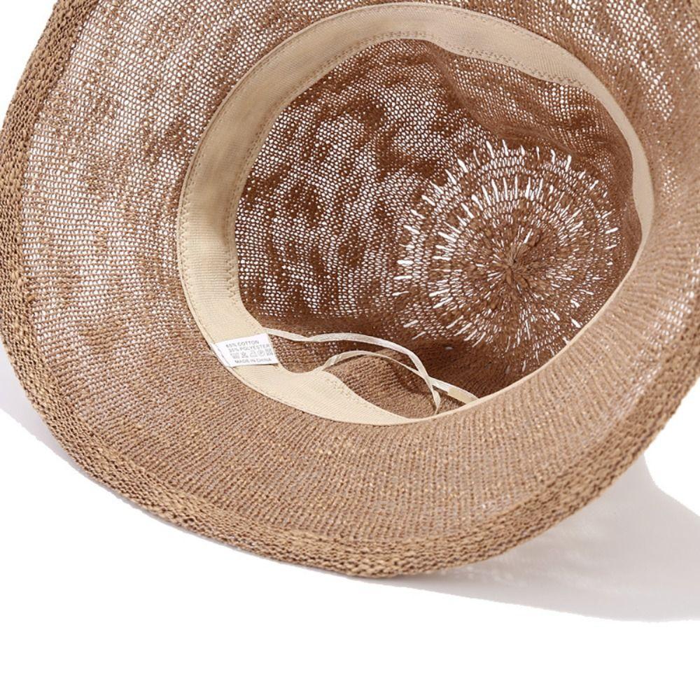 Korean Fisherman Hat Cotton Yarn Basin Cap Ins Knitted Bucket Hat Outdoor