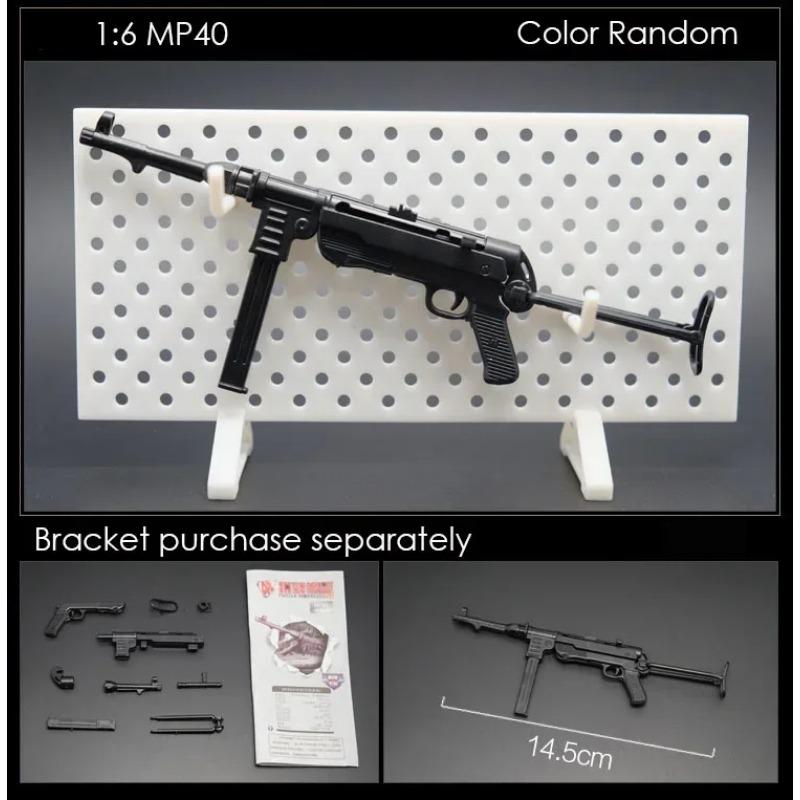 1/6 MP5 MP40 MP7 Штурмовая винтовка UZI Пистолет-пулемет Модель Пластиковый Сборный Набор Имитация Оружия Военные Игрушки Цвет Случайный
