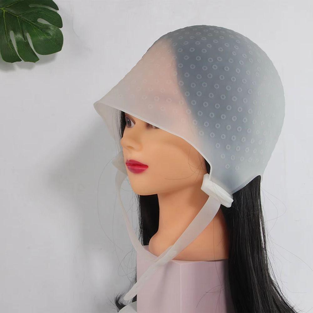 Silicone Hair Coloring Hat Professional Hair Highlighting Cap Hair Extension