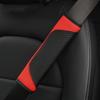 PU Carbon Fiber Leather Car Shoulder Guard Belt Decoration Set Multiple Colors Interior Enhancement Accessory