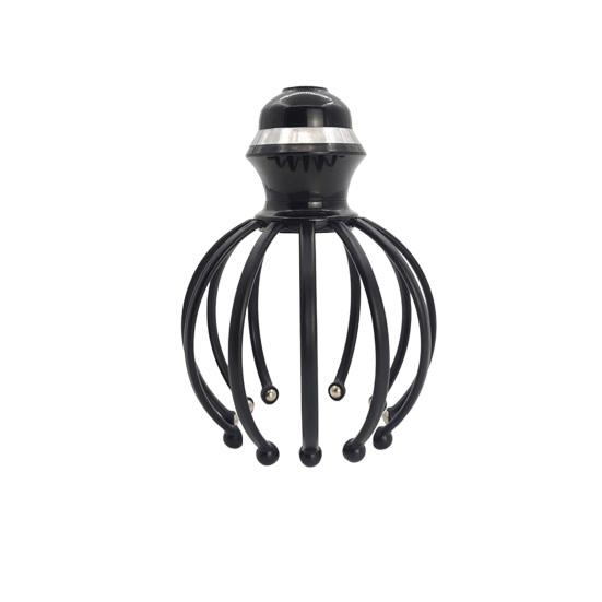 Массажер для головы Octopus с 12 клешнями, 2 режима массажа, эргономичный дизайн, USB-зарядка, беспроводное устройство для массажа кожи головы