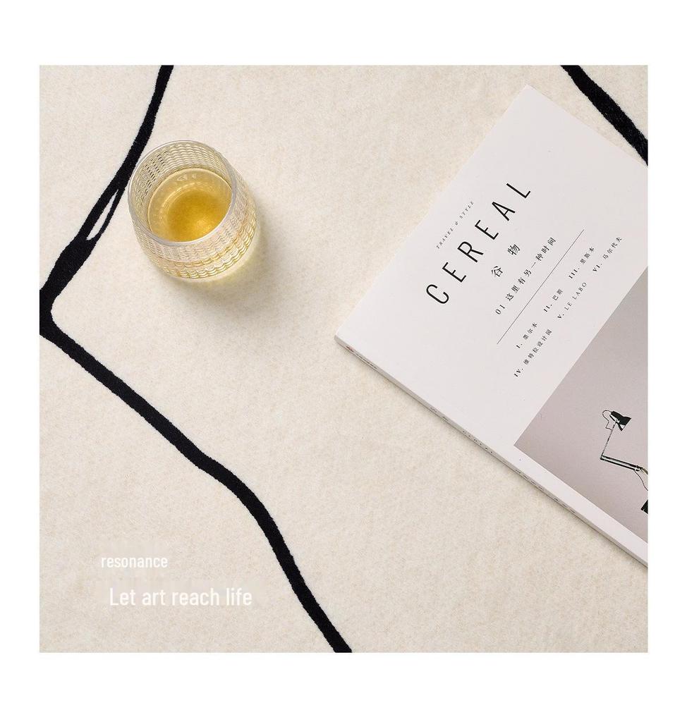 Итальянский минималистский роскошный ковер 2025 года: Устойчив к грязи, прост в уходе, идеально подходит для гостиной и спальни осенью/зимой