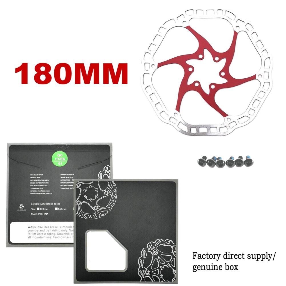 140/160/180 мм сверхлегкий велосипедный гидравлический дисковый тормоз роторы горный велосипед шоссейный гоночный велосипед ротор тормозного диска с 6 болтами
