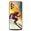 Skiing Snow Snowboard Ski Phone Case For Samsung S25,S24,S21,S22,S23,S30,Ultra,S20,Plus,Fe,Lite,Note,10,9,5G Black Cover