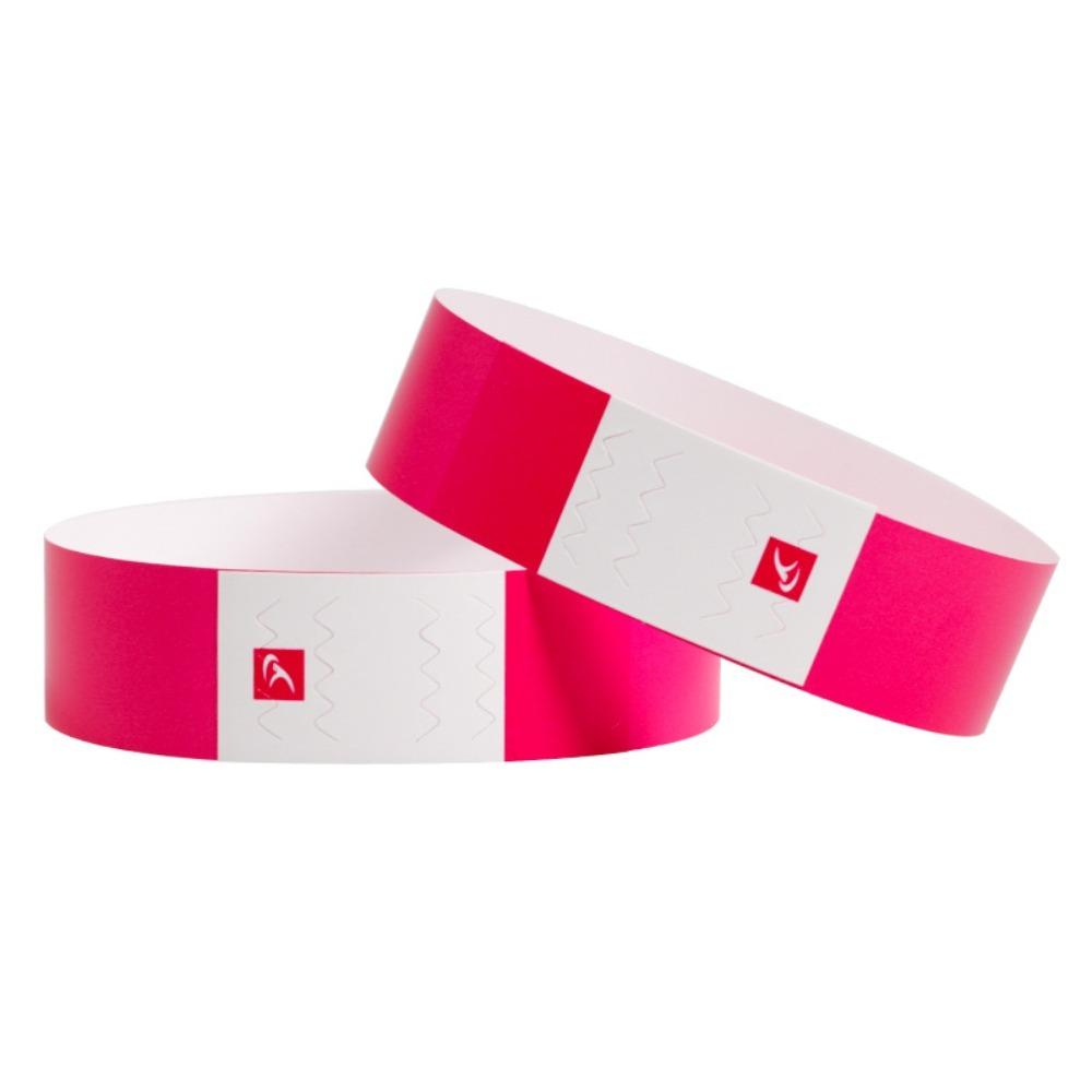100 Pcs Paper Tyvek Wristbands Synthetic Paper Wrist Festivals Admission Party Identification