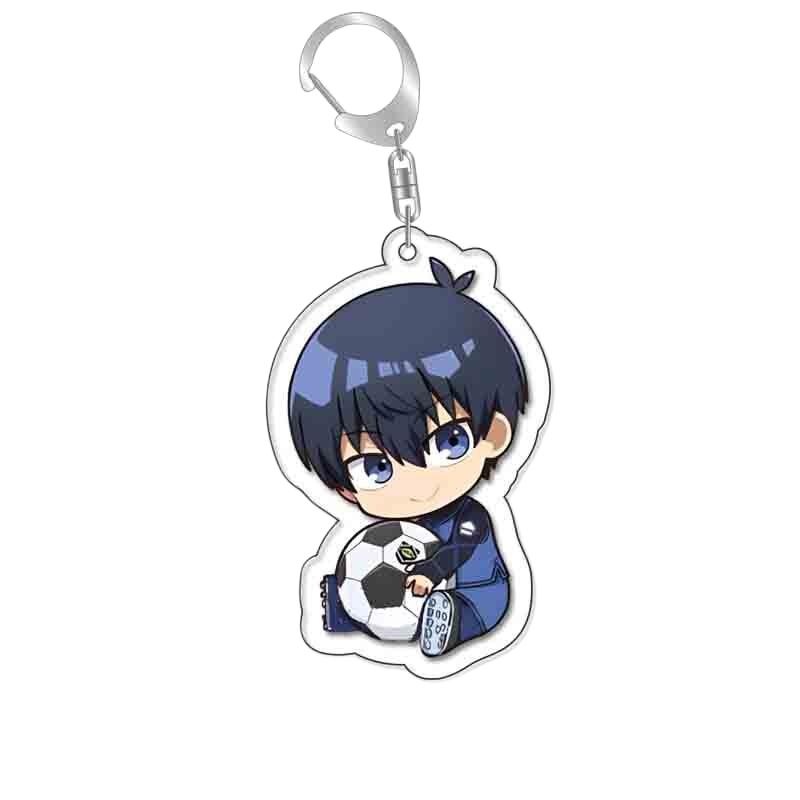 Аниме Blue Lock Keyrings Figures Chigiri Hyoma Michael Kaiser Itoshi Rin Acrylic Keychains Cute Bag Decor Подвеска Подарок
