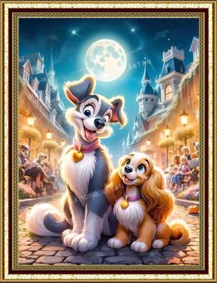 Набор Алмазная Живопись Квадратные Бусины A3 Смола Морская Собака Disney AN-diaart AM-541
