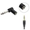 YINKE 3.5mm L-Shaped Stereo Converter Plug, Set of 2, Compatible with Headphones, Guitars, Keyboards, and Audio Devices, including Digital Pianos and