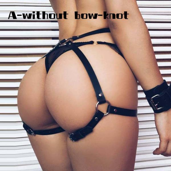 Кожаная подвязка для ног, ремень для тела, свадебные подвязки, пояс для подвязки на талии, сексуальный пояс для ночного клуба