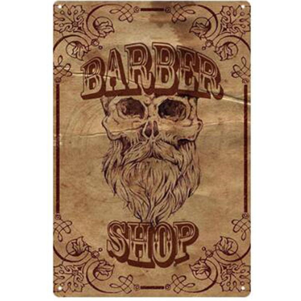 Ретро-постер для парикмахерской, винтажные металлические жестяные вывески, доска для украшения стен парикмахерской, жесть 20x30 см