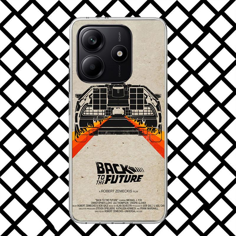 Чехол для телефона Back To The Future TV для Xiaomi Redmi Note 15 14 14S 13 12 12S 11 Pro Plus 11E 11T 11S 10S 5G Мягкий чехол Fundas Redm