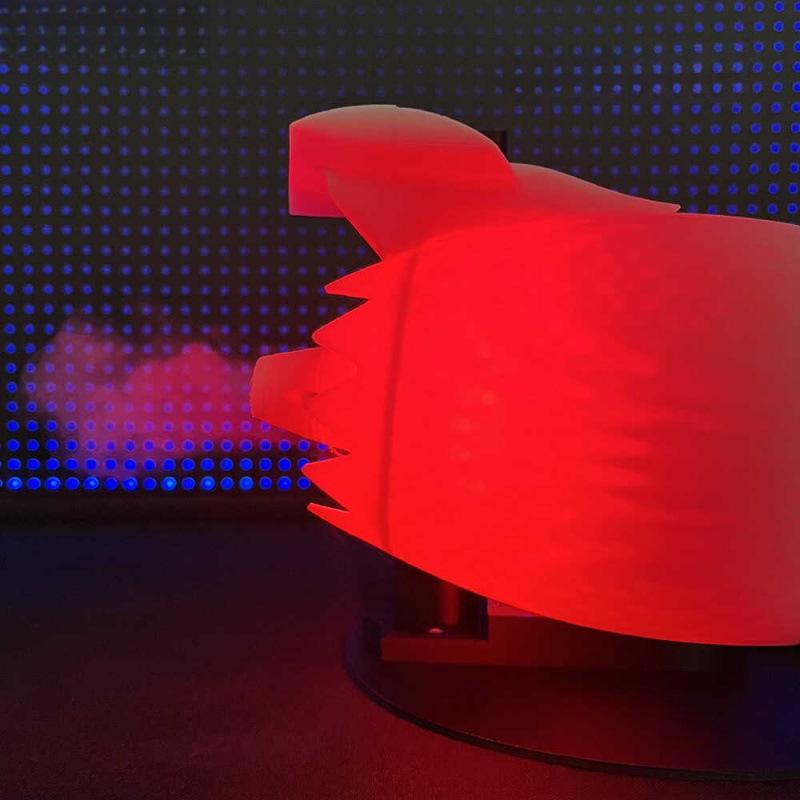 Desktop Turbo Fan with Humidifying Spray and Red Tail Light