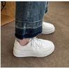 Популярная платформа белые туфли женские весна и осень стиль Гонконга увеличивают 2025 новые универсальные повседневные спортивные туфли нишевые кеды