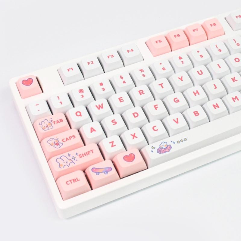 Набор колпачков для клавиш 138 клавиш XDA Profile PBT Dye Sublimation для механической игровой клавиатуры - MX hes Keypad