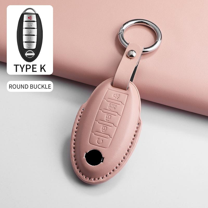 5 Buttons Car Key Case Cover For Nissan Rouge Maxima Altima Sentra Murano Qashqai Car Remote Key Case Cover Keychain Accessories