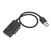 Serial ATA to USB Adapter Cable Efficient Transfer High Stability Serial ATA II Interface for Laptop Optical Drive