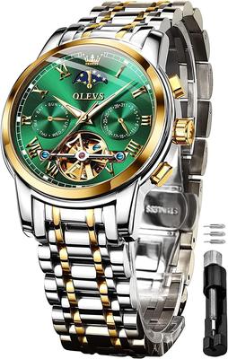 Автоматические часы Hand Day Hand Job Skeleton Dial для мужчин, стильные, механические, часы, подарок отцу, популярные, деловые, мужские часы, светящиеся,