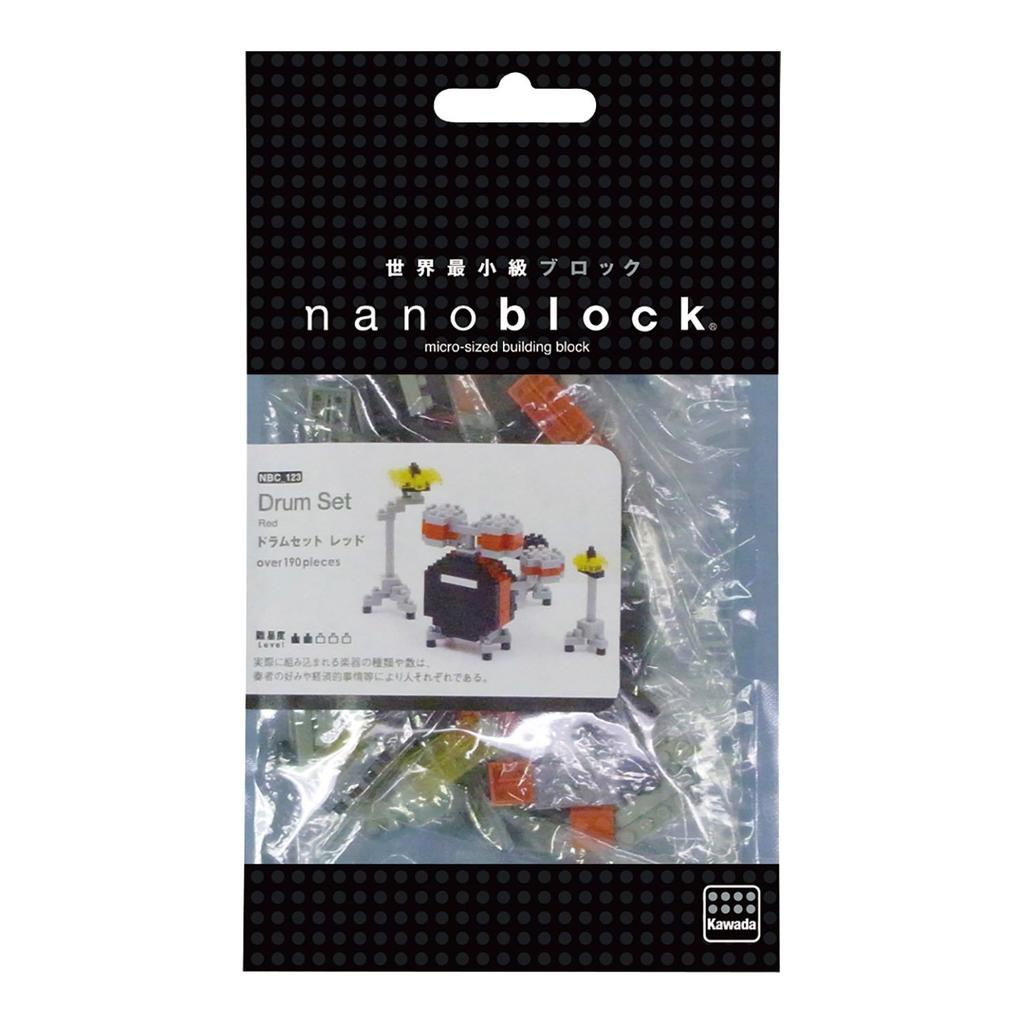 Барабанная установка Nanoblock красная NBC_123
