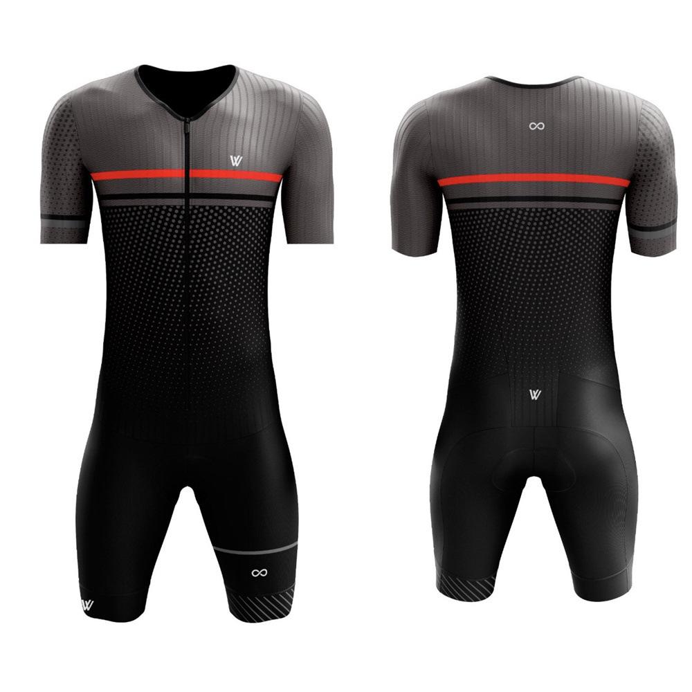 Men's Onesie Summer Quick-drying Triathlon Cycling Suit Onesie Summer Breathable Outdoor Cycling Suit Set