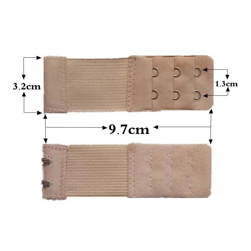 1/10pcs Bra Extender for Women's Elastic Bra Extension Strap Hook Clip Expander Adjustable Belt Buckle Intimates Accessories