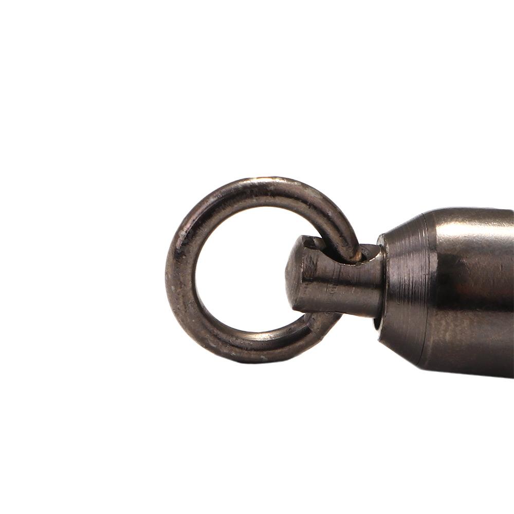 Стальные вертлюги Бочкообразные Рыболовные аксессуары Шарикоподшипниковый Рыболовный коннектор Вертлюжное кольцо Заводное кольцо