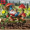 2D Flat, Printed Acrylic Full-season Garden Decor Plugs,   Suitable for Christmas, Lawns, Potted Plants, Yards and Outdoor Decorations