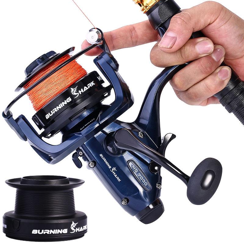 Спиннинговая катушка Baitfeeder, 14BB, шарикоподшипники из нержавеющей стали, классическая передняя и задняя кормушка для карпа