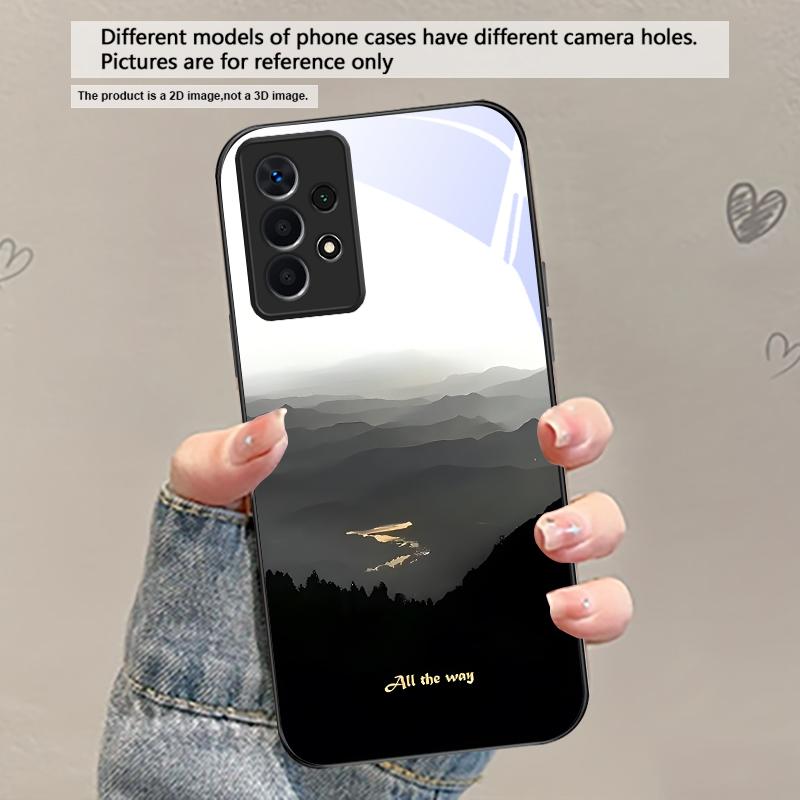 Пышный лес из листьев Для Samsung Galaxy A30 A31 A32 A33 A34 A35 A42 A30s A20 A25 A26 A51 A56 A54 A72 A73 A70 Стеклянный чехол для телефона
