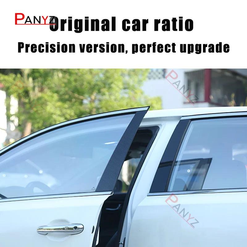 New Arrival 8PCS Polished Pillar Posts Fit For Jeep Renegade 2015-2020 Window Trim Cover BC Column Sticker Chromium Styling AMS1