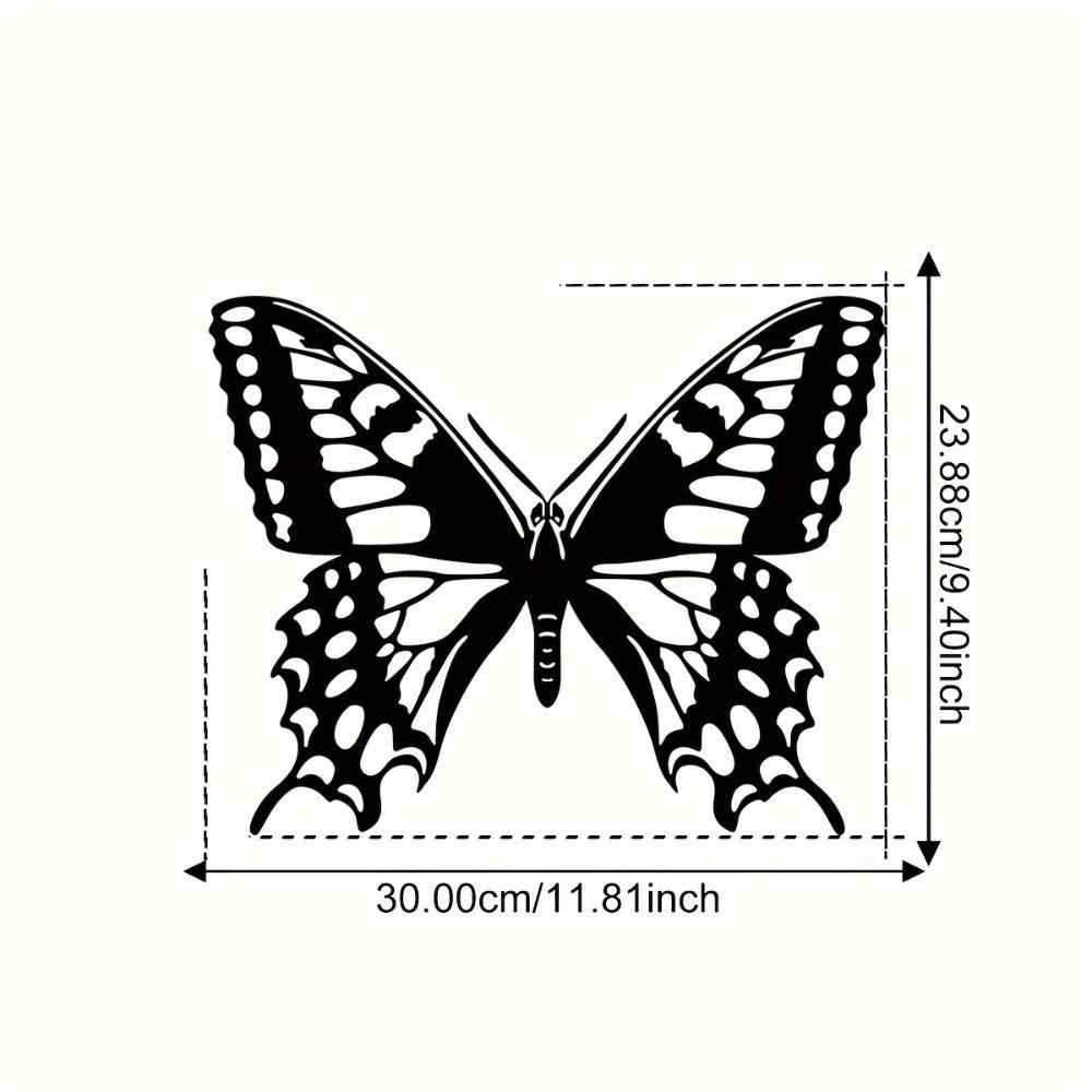 Креативные поделки из железа в виде бабочек — элегантный декор для гостиной, спальни и прихожей, идеально подходит для украшения стен на открытом воздухе