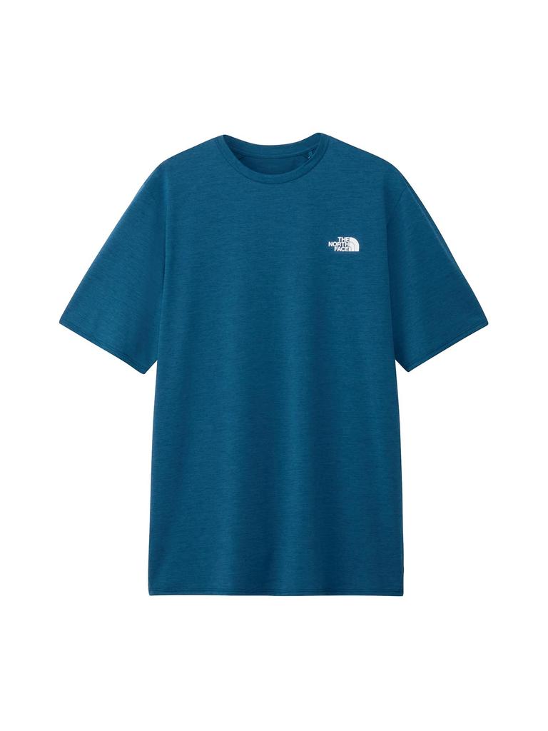 The North Face GTD Melange Crew Short Sleeve Mountain Size M Men's T-Shirt, Blue,