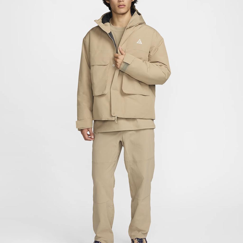 Nike ACG Storm-FIT PrimaLoft Skull Peak Logo Outdoor Casual Sports Zip-Up Hooded Work Jacket Men Jacket Khaki FV8682-247