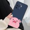 Мультяшный чехол-поросенок для Oppo A96 A76 A16 A60 A98 A58 A78 A18 A38 A80 A40 A77 A57 A17 A74 A54 A94 A15 A5 Pro