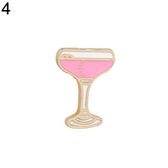 Брошь с мультяшным эмалевым котом, винной розой, булавкой, джинсовой сумкой, воротником рубашки