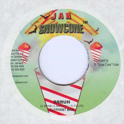 7-дюймовая пластинка ELEPHANT MAN / FIRE PASSION - Rrruh / Grudgeful NONE Jah Snowcone Ямайка Регги, Ска и Даб Б/у