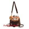 Cute Little Raccoon Cartoon Animal Doll Plush Backpack For School Travel And