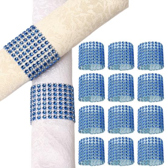 50 шт., пряжка для салфеток, блестящее кольцо для салфеток со стразами, многоразовая застежка, лента, держатель для полотенец для свадебных вечеринок, домашний декор