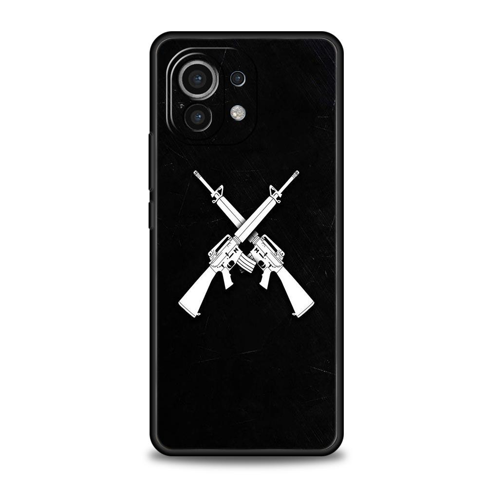 Чехол для телефона для Xiaomi Mi 15 14 14T 13T 12T Pro 12 13 11 Lite 5G 11T X6 X5 Pro Мягкий ТПУ Чехол Крутой Мультяшный Пистолет