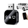 Беспроводной адаптер для автомобильного дисплея Plug and Play Зеркалирование экрана телефона на экран автомобиля для музыки, навигации, звонков Совместим со смартфонами