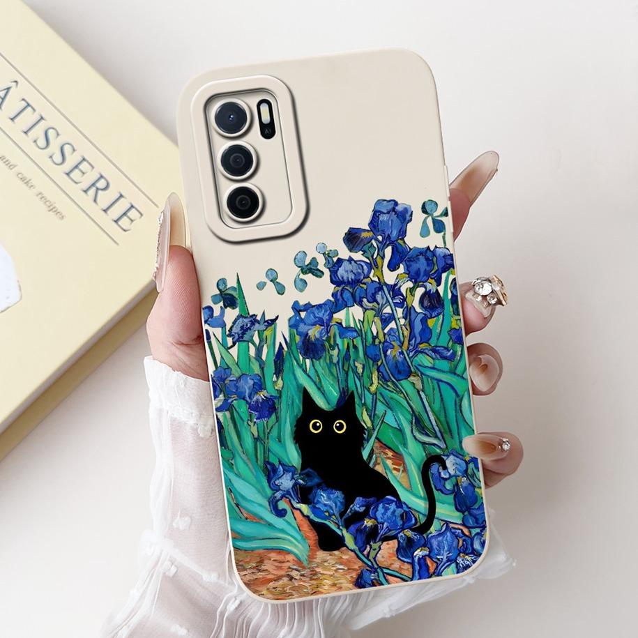 For OPPO A16 Case A16S A54S Soft Silicone Phone Case For Oppo A16 CPH2269 Cartoon Fundas For OPPOA16s CPH2271 Cover A 54s Bumper