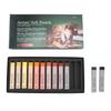 12 шт. квадратных мягких пастелей для рисования, граффити, эскизов, набор пигментной пастели для дома