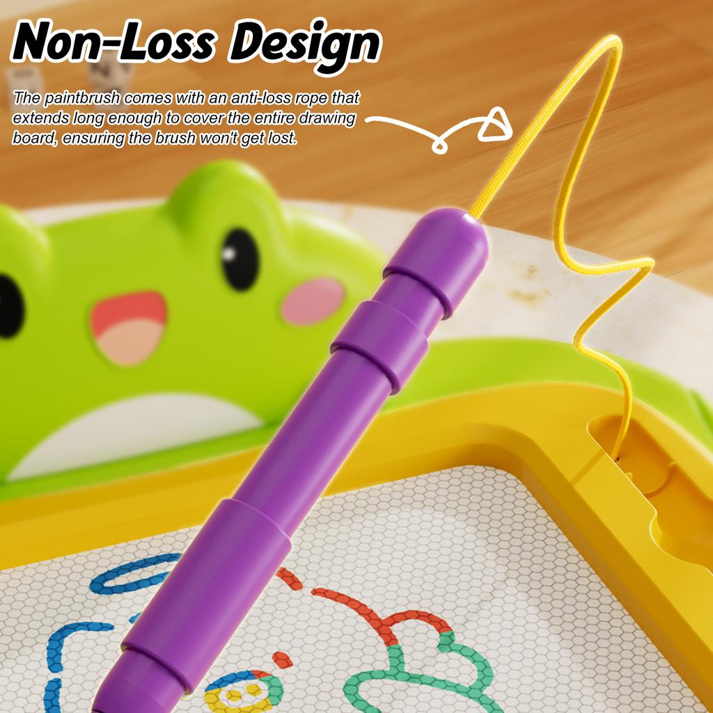 Магнитная доска для рисования, стираемая доска для эскизов, рисования, дудлов с 4 штампами, раннее обучение Эд