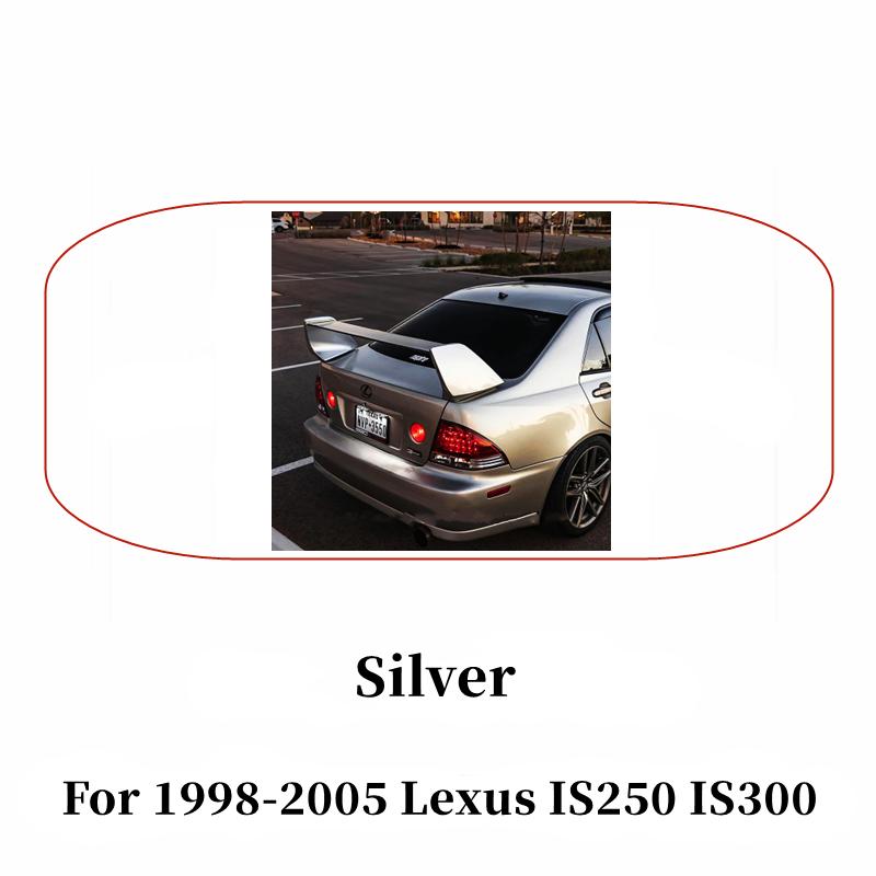 For 1998-2005 Lexus IS250 IS300 Car Rear Trunk Lid Lip Spoiler Wings Black Carbon Body Kit Exterior Tuning Accessories Part