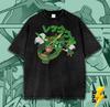 Pokemon Anime T shirt,Rayquaza Retro ,Vintage Washed Streetwear Lot