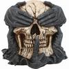 Spiral Direct See No Evil Resin Skull Sculpture