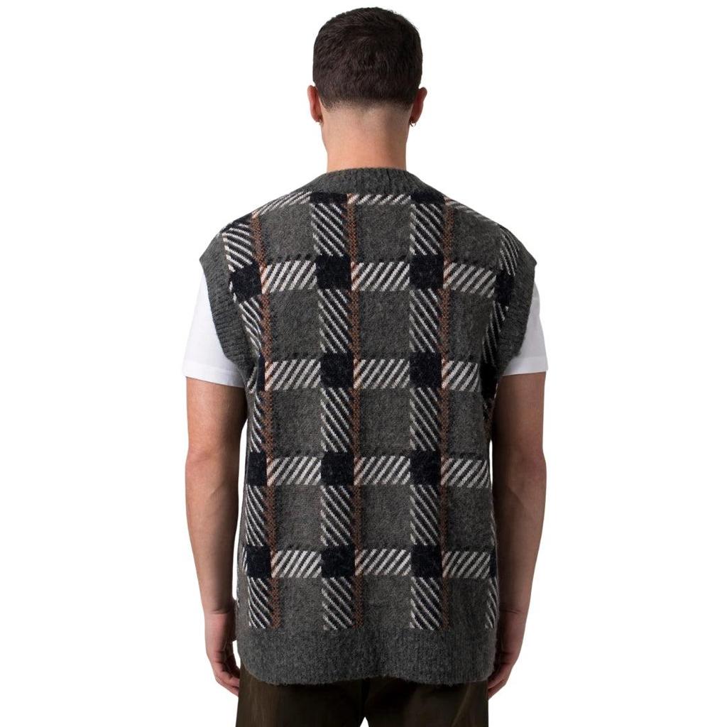 Fred Perry Mens Tartan Sweater Vest