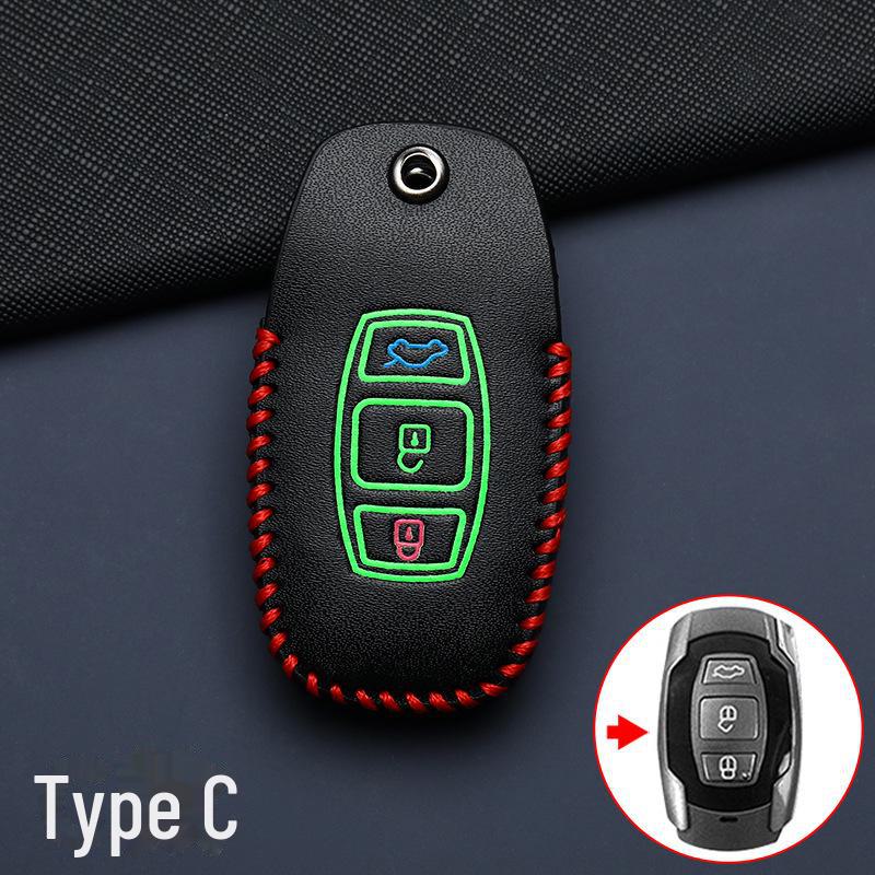Чехол для ключа BYD: Song Plus, Champion Edition для Yuan Pro, Qin L, Song MAX, Tang, Han DMI - Подходит для 24 моделей