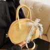 Stylish Niche Cream Style Casual Hand Carry Pillow Bag Simple Sweet Versatile Commuter Messenger Bag Woman