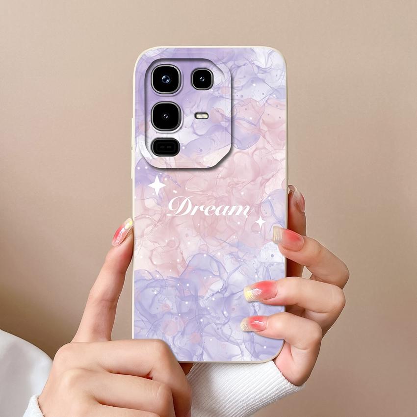 Для телефона Infinix Note 50 Pro Plus 40 50x Модный чехол с узорами «Звездное небо» и «Кот», Гладкий жидкий силикон, Высококачественный противоударный чехол для Infinix